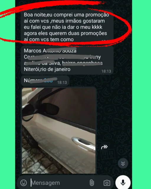 Depoimento WhatsApp 3